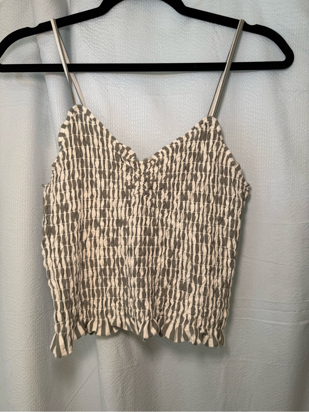 AE Smocked Striped Cami